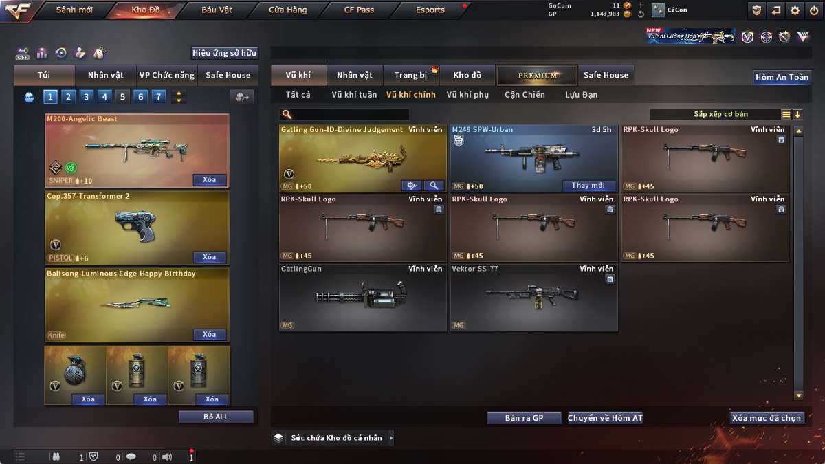 shop acc cf uy tin gia re